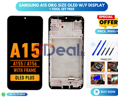 SAMSUNG A15 ORG SIZE OLED W/F DISPLAY