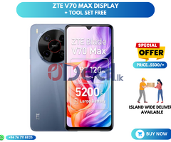 ZTE V70 MAX DISPLAY