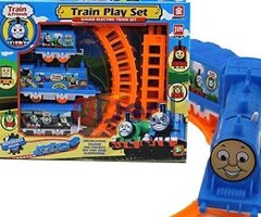 Multicolor Thomas Cartoon Toy Train Set with Track for Kids