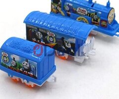Multicolor Thomas Cartoon Toy Train Set with Track for Kids