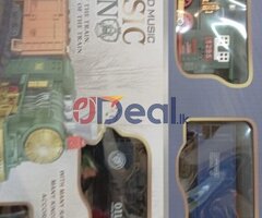 Trains carsb 8004 Classic Trains Set with Realistic Sound, Light and Smoke Toy for Kids (14 pcs Set)