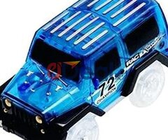 Magic Race Track Toys for Kids Bend Flex and Glow with LED Lights Racing Car (Multicolour) - Image 4/4