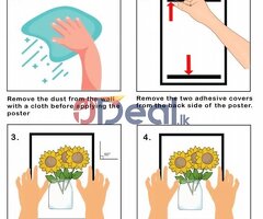 A3/A4 Size Framed wall posters for Home, Office & Studio Decoration