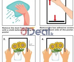 wall posters A3/A4 Size Framed wall posters for Home, Office & Studio Decoration