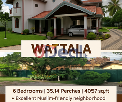 Well-Maintained 6BR Two-Storey House for Sale in Wattala!