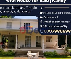 Furnished house for sale in Kandy -120 perch